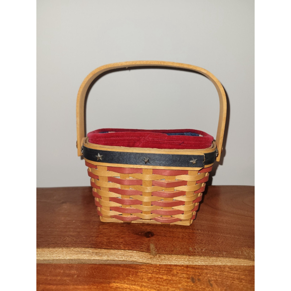 Longaberger 2001 Inaugural Basket Liner Protector Retired EUC Beautiful * - Picture 4 of 7